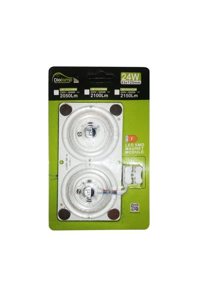 Aca Light ΜΟΝΑΔΑ LED SMD ΜΕ ΜΑΓΝΗΤΗ 24W 230V AC 2100LM 160° 4000K RA80 30000H...