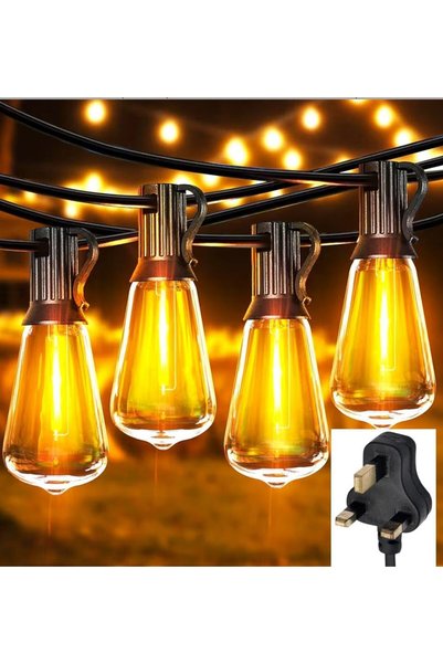 Generic Ramadan Decoration Bulbs Necklace Lights Eid Party Decoration String ...