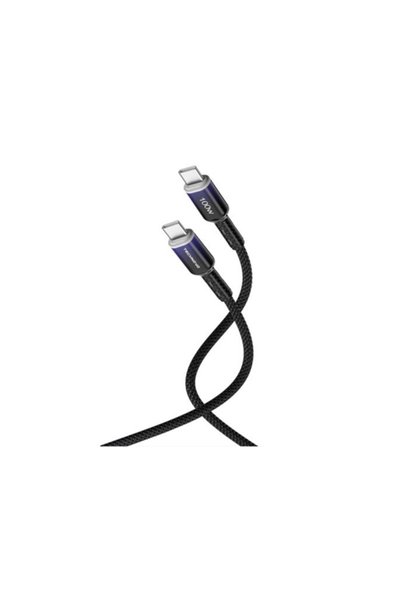 OEM Καλώδιο Type-C to Type-C 1m 100W TN-D064 σε μαύρο χρώμα