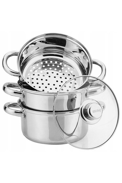 Kinghoff Set de gătit la aburi pentru 3 articole Ø20cm