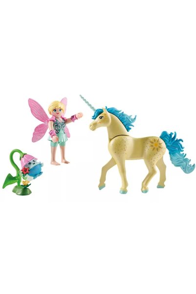 Playmobil 71842 Unicorn de colecție: Sunshine Blossom cu zână
