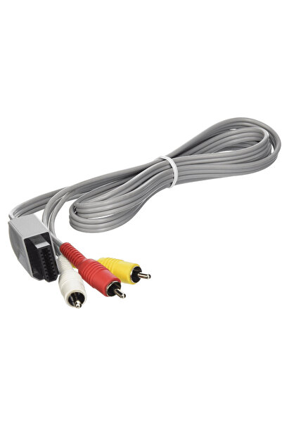 OEM Καλώδιο RCA AV 1.8m για Nintendo Wii/Wii U/Wii Mini με 3 RCA βύσματα