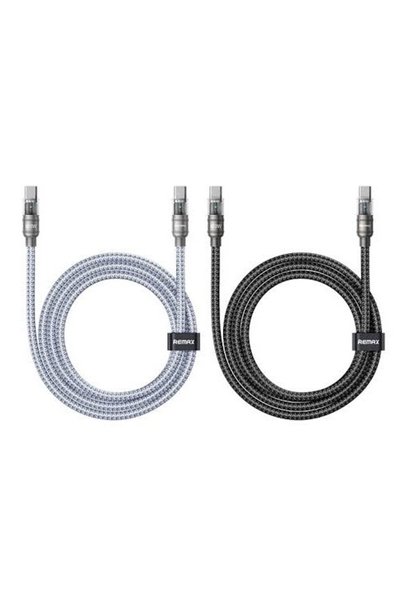 Remax Καλώδιο φόρτισης USB-C σε USB-C 100W με LED CB29