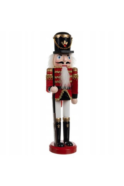 Ruhhy SPĂRȚITOR DE NUCI DIN LEMN, FIGURINĂ DE 31 CM, DECOR DE CRĂCIUN, CADOU