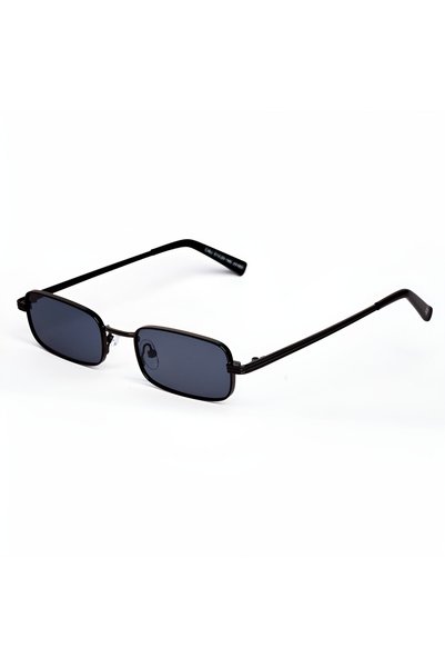AV SUNGLASSES CALI Μεταλλικά Ορθογώνια Γυαλιά Ηλίου Μαύρα με Προστασία UV400