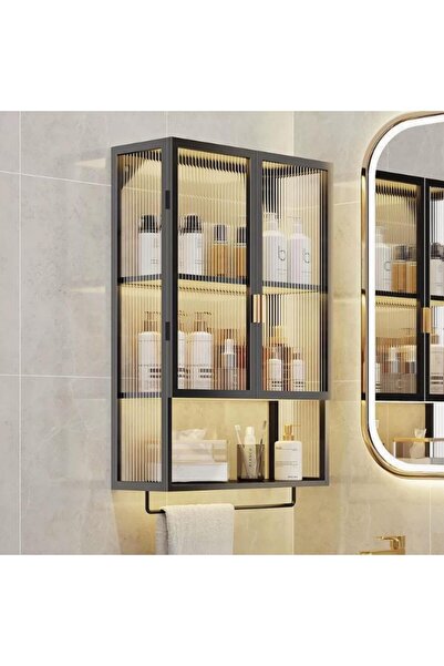 Generic Bathroom Storage Cabinet, Wall Mounted Bathroom Organizer Cabinet wit...