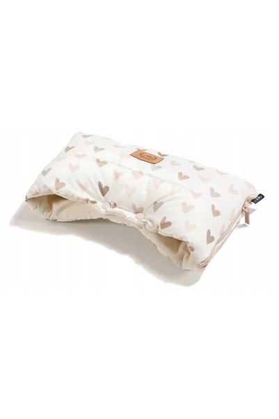 La Millou Ortalion HEARTBEAT BEIGE Copertină pentru cărucior