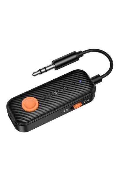 OEM Δέκτης και πομπός ήχου Bluetooth AUX Borofone BC62 σε μαύρο χρώμα