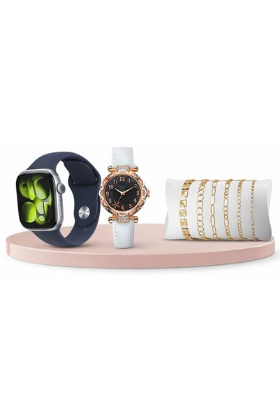 OEM Smartwatch με αναλογικό ρολόι και βραχιόλια Mi80 Beauty Miss