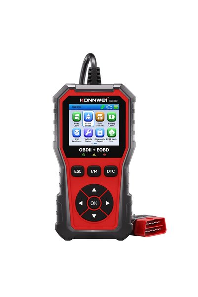OEM Διαγνωστικό αυτοκινήτου OBD2 EOBD CAN με έγχρωμη οθόνη 2,8″ και έλεγχο μπ...