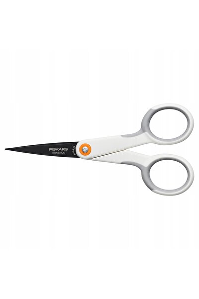 FiSKARS Foarfece de precizie pentru cusut, antiaderente, cu vârf micro, 13cm