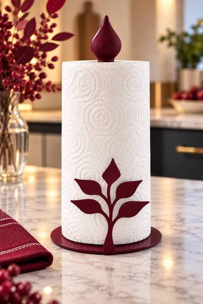 VENON Cherry Rot | |   Leaf Model | |   Vertical Roll Towel Holder | |   Meta...