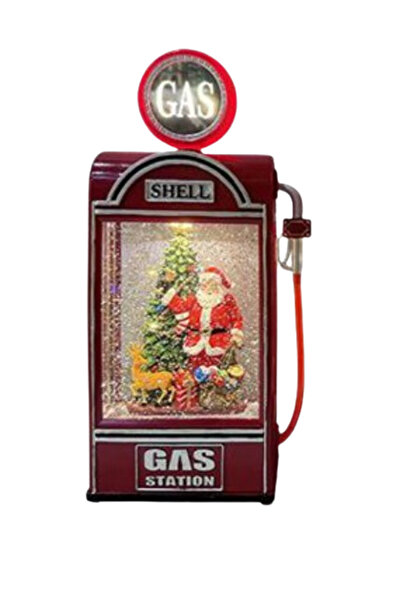OEM Χριστουγεννιάτικο διακοσμητικό Gas Station με χριστουγεννιάτικη σκηνή 32....
