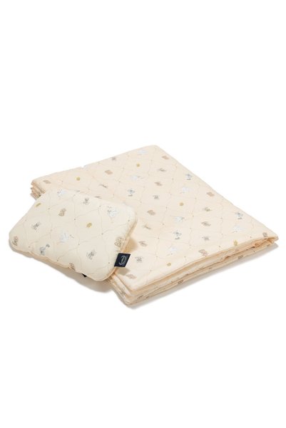 La Millou Set de lenjerie de pat din bambus M BEBE MIGNON VANILLA