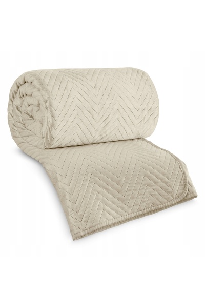 Eurofirany Cuvertură de pat din catifea 170 cm x 210 cm