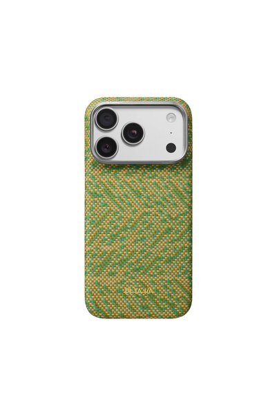 PITAKA Husă PitaTap Edge pentru iPhone 18 Pro, MagSafe, Wind Over Wheat, Surg...