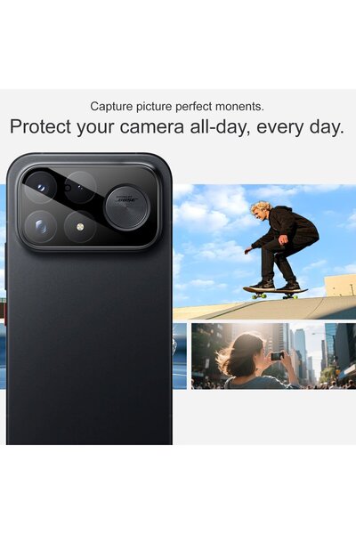 CaseOnn 9H Superior Protection Camera Lens Protector Black Compatible with Xiaomi Poco F9 Pro