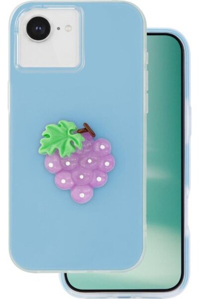 Senso Spd Fruit Iphone 16E / 17E Μπλε Πίσω Κάλυμμα - (SSFRIP16EBL)