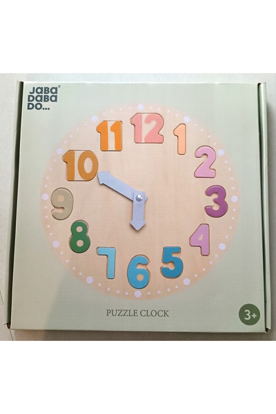 JaBaDaBaDo Ceas puzzle din lemn
