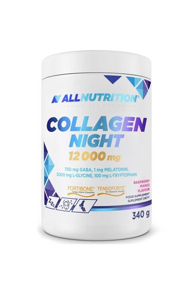 SFD AllNutrition Colagen Noapte 12000 mg, Zmeură, 340 g