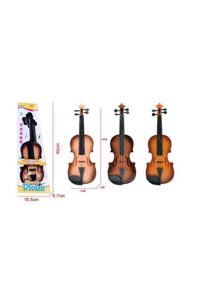naniland.ro Instrument cu corzi de jucărie, vioară cu finisaj imitație de lem...