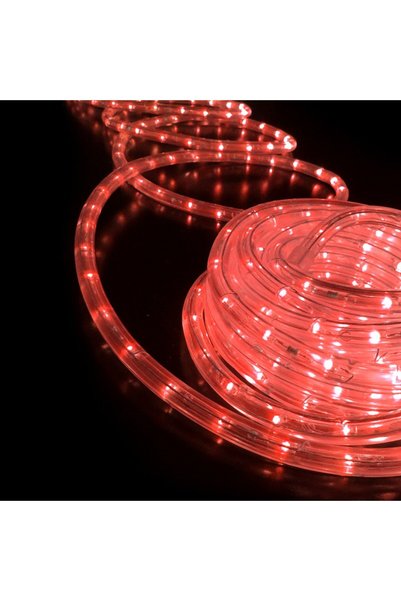 Aca Light Σωλήνας Φωτισμού LED Διπλού Καναλιού Κόκκινος 36L/m 50m Κόβεται κάθ...