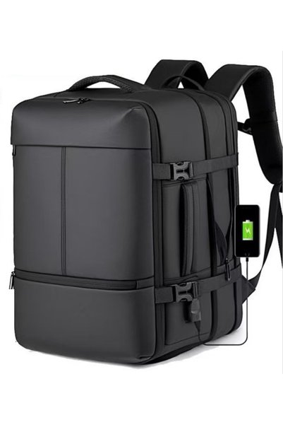 OEM Σακίδιο πλάτης ταξιδίου με USB και ιμάντες συμπίεσης 1149