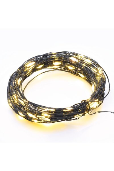 Aca Light 20 ΦΩΤΑ LED 1.2W ΣΕ ΣΕΙΡΑ ΘΕΡΜΟ ΛΕΥΚΟ ΜΕ 2 ΜΠΑΤΑΡΙΕΣ AA 6 ΛΕΥΚΑΝΤΑ ...
