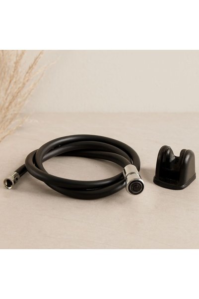 Mestore Taharetmatik Hose 120 cm Black with Polisher