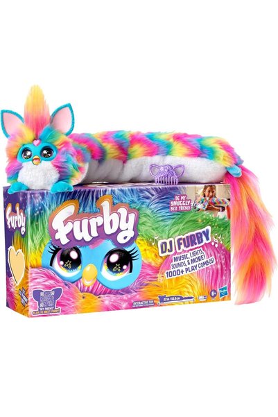 Hasbro Furby DJ Furby İnteraktif Peluş Gökkuşağı