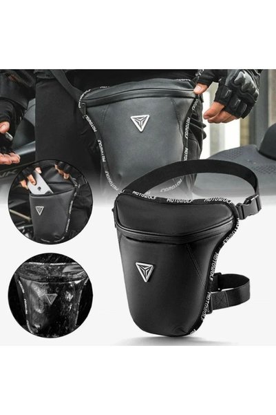 OEM Τσαντάκι μηρού αναβάτη μοτοσυκλέτας 1.7lt Motowolf MB6 σε μαύρο χρώμα