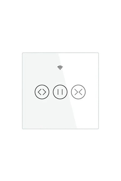 Aca Light ΔΙΑΚΟΠΤΗΣ ΚΟΥΡΤΙΝΑΣ WIFI 1g ΛΕΥΚΟΣ N+L 86*86mm / WIFICS1W