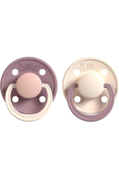 Generic Fashion Natural Rubber Round Pacifier Size 1 - Baby 0-6M (2-pack) - M...