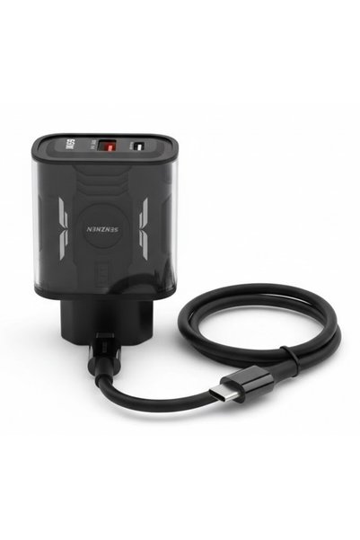 OEM Φορτιστής PD 40W + USB 25W Super Charging 65W με καλώδιο Senzhen TC42