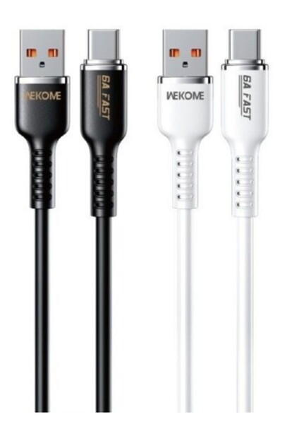 OEM Καλώδιο γρήγορης φόρτισης USB-A σε Type-C 66W 6A 1.2m Wekome WDC-09A