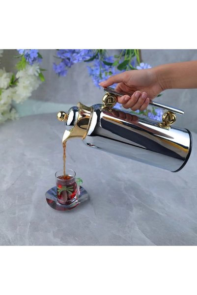 Generic Silver Gold Stainless Steel Luxurious Design Silverware Set Silver & Gold 1L+1L