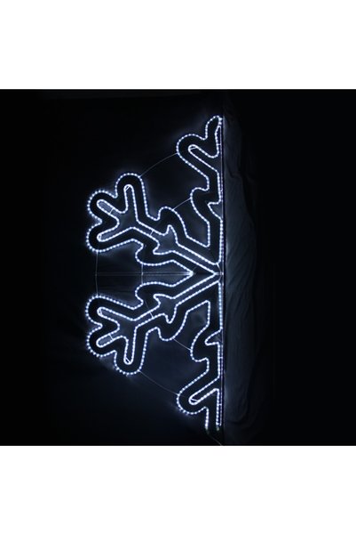Aca Light HALF SNOWFLAKE ΜΟΝΟΚΑΝΑΛΗ ΛΑΜΠΑ ΦΩΤΙΣΜΟΥ 684 LED 19μ ΨΥΧΡΟ ΛΕΥΚΟ ΣΤ...