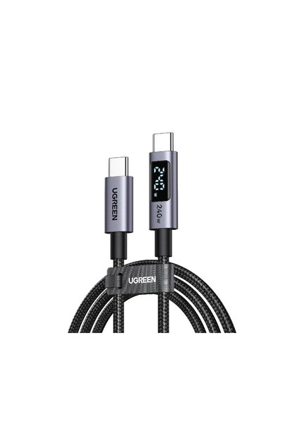 OEM Καλώδιο φόρτισης UGREEN L530 65866 USB-C σε USB-C PD 240W 1m σε μαύρο χρώμα