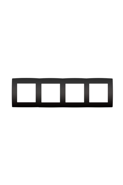 Aca Light PRIME ΠΛΑΙΣΙΟ 4 ΘΕΣΕΩΝ ΜΑΤ ΑΝΘΡΑΚΙ IP20 / 1000119305