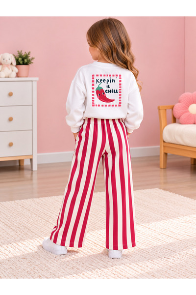 Çipil Girl's Top and Bottom Set