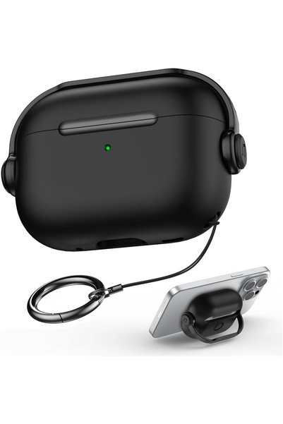 Generic غطاء حماية لسماعات Airpods Pro 3 مع قفل آمن وسلسلة مفاتيح، غلاف واقي ...