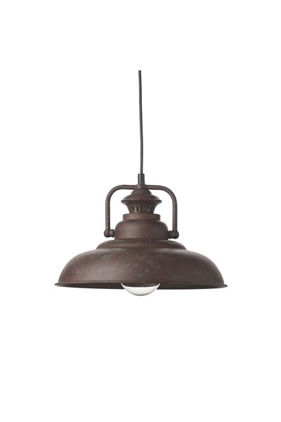 Aca Light ΜΕΤΑΛΛΙΚΟ ΚΟΥΝΓΙ 1XE27 ΣΚΟΥΡΟ ΓΚΡΙ Φ31xΥ23εκ. GAIA / KS184331R