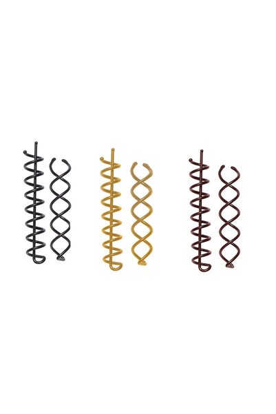 OEM Franck Provost Xpert Pro 0366 σπιράλ φουρκέτες μαλλιών πολύχρωμες