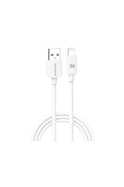 OEM Καλώδιο USB to Lightning 1m 5A TN-D080 σε λευκό χρώμα