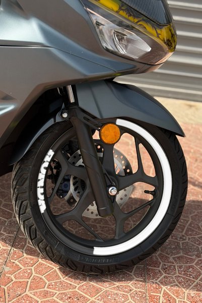 Banxtre Honda Pcx için Honda Yazılı Yarım Jant Şeridi Sticker Seti (Ön-Arka-S...