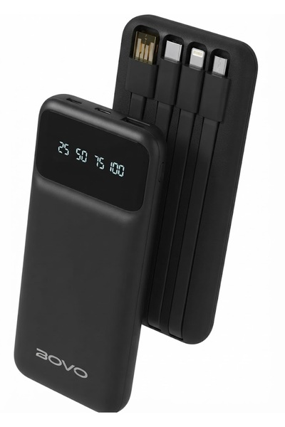 OEM Power Bank 10000mAh με 2 USB, οθόνη LED και Γρήγορη Φόρτιση SOVO X05