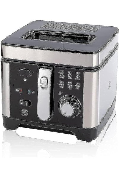 Generic 3Liter 1500W Electric Deep Fryer, Stainless Steel Housing Detachable ...