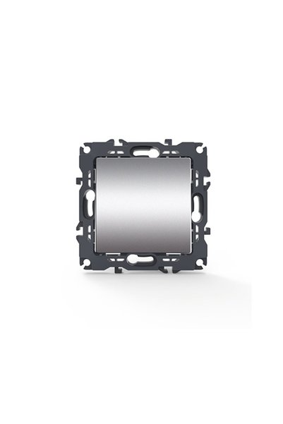 Aca Light ΑΠΛΟΣ ΔΙΑΚΟΠΤΗΣ PRIME ΜΕ ΚΛΙΠ ΠΛΑΣΤΙΚΟ ΜΑΤ ΑΛΟΥΜΙΝΙΟ 1P 250VAC 10AX...