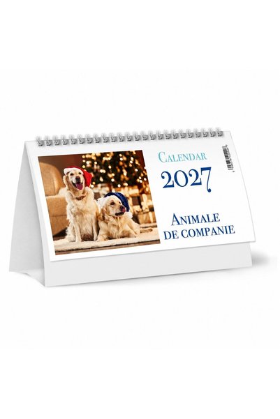 Libra Calendar de Birou 2027 Animale de Companie