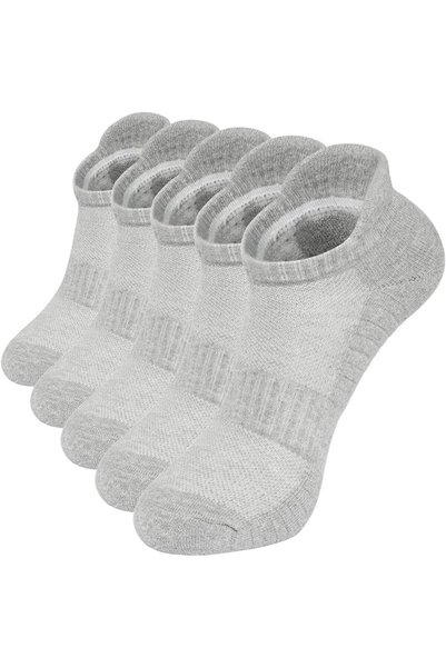 GENERAL 5 Pairs Running Ankle Cotton Socks for Men Women